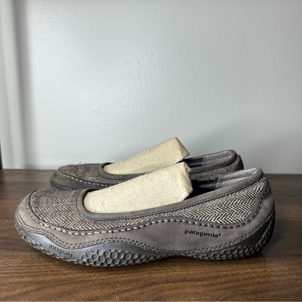 Patagonia Brown and Beige Women's Slip-On Flats